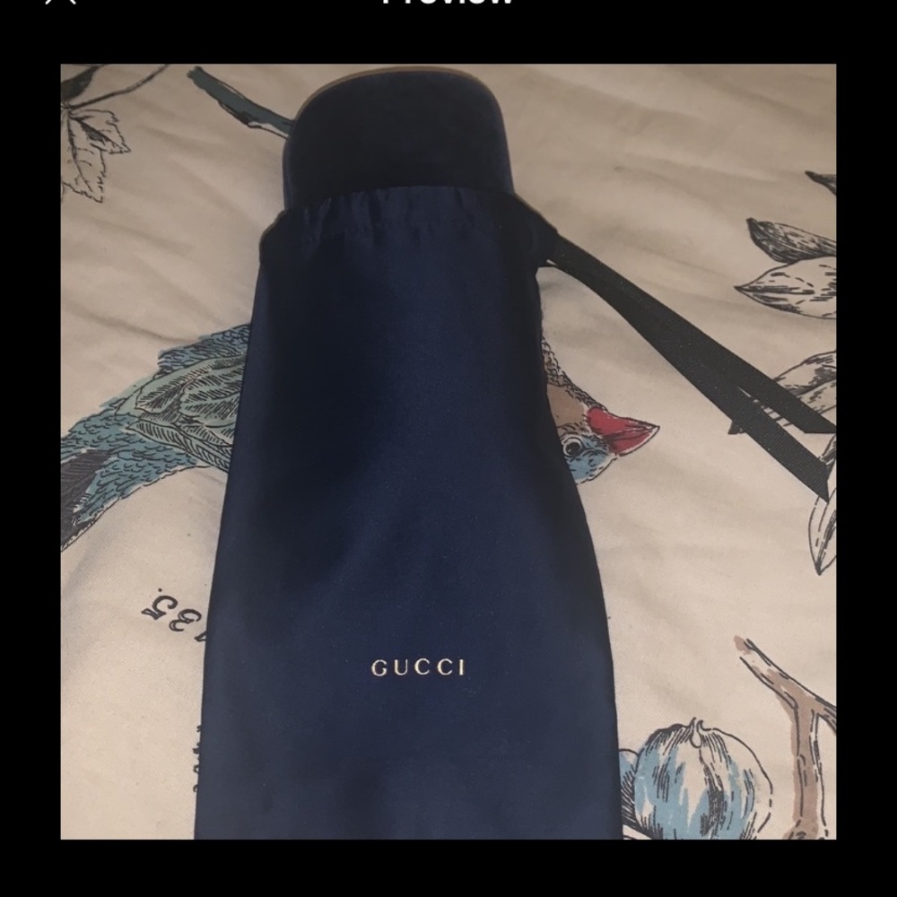 GUCCI Jewel tone eyewear case & dust cover
